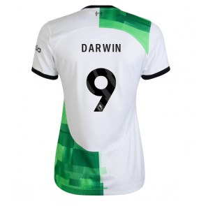 Liverpool Darwin Nunez #9 kläder Kvinnor 2023-24 Bortatröja Kortärmad